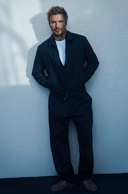 BECKHAM x BOSS trousers stretch cotton