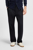 BECKHAM x BOSS trousers stretch cotton
