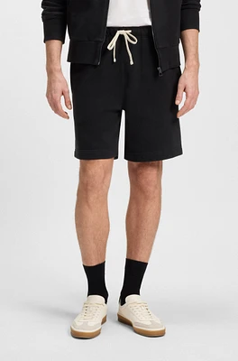 BECKHAM x BOSS oversized-fit shorts cotton terry