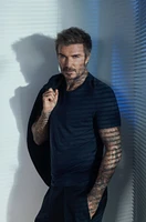 BECKHAM x BOSS T-shirt soft linen
