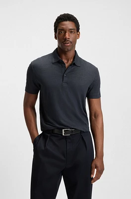 BECKHAM x BOSS polo shirt linen