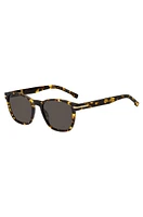 Tortoiseshell-acetate sunglasses with signature hardware