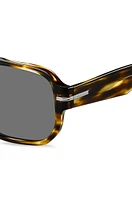 BOSS - Patterned-acetate sunglasses with silver-tone details