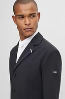 Equestrian slim-fit show jacket with signature details