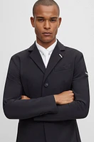 Equestrian slim-fit show jacket with signature details