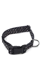 BOSS - Dog collar with silicone logo patch Black