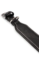 BOSS - Dog collar leather Black