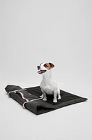 BOSS - Portable dog mat with sherpa lining Black