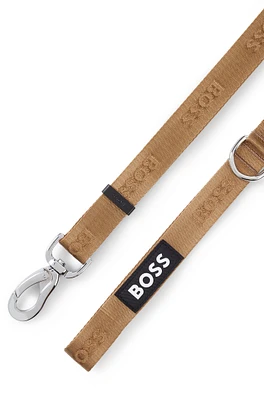 BOSS - Dog lead with jacquard logo detailing