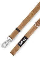 BOSS - Dog lead with jacquard logo detailing