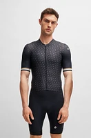 BOSS x ASSOS training jersey with breathable quick-dry front