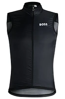 BOSS x ASSOS packable wind vest with breathable mesh back