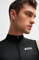 BOSS x ASSOS packable wind vest with breathable mesh back