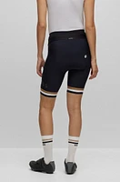 BOSS x ASSOS half shorts with shock-absorbing foam