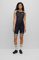 BOSS x ASSOS branded UPF50+ jersey top with three rear pockets