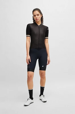 BOSS x ASSOS training jersey with stretchable secure rear pockets