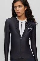 BOSS x ASSOS zip-up jersey top with three rear pockets