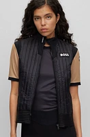 BOSS x ASSOS insulated gilet water-repellent material