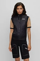 BOSS x ASSOS insulated gilet water-repellent material