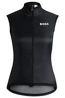 BOSS x ASSOS lightweight wind vest with ultra-packable design