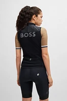 BOSS x ASSOS lightweight wind vest with ultra-packable design