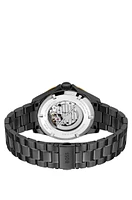 BOSS - Black-plated automatic watch with tonal dial