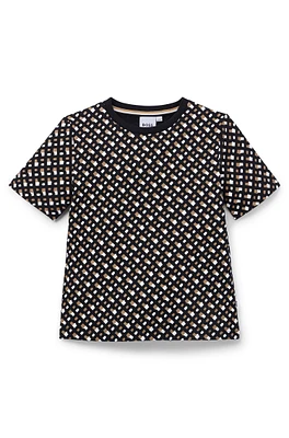 Kids' T-shirt with monogram print