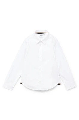 Kids' regular-fit shirt Oxford cotton