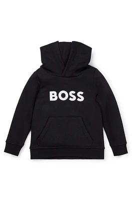 Kids' hoodie with contrast logo