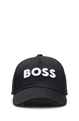 BOSS - Kids' cap with embroidered logo Black