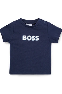 Baby T-shirt with logo print