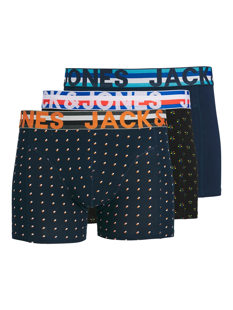 3-pack Dotted Boxers | Jack & Jones®