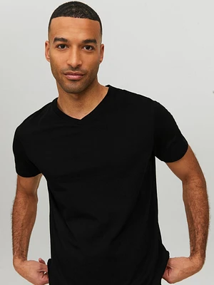 T-shirt Col en V Coupe régulière | Jack & Jones