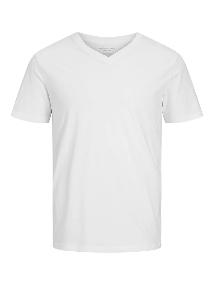 T-shirt Col en V Coupe régulière | Jack & Jones