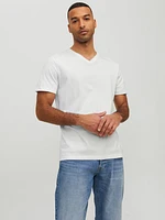 T-shirt Col en V Coupe régulière | Jack & Jones