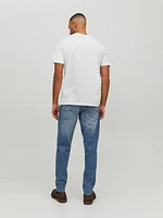 T-shirt Col en V Coupe régulière | Jack & Jones