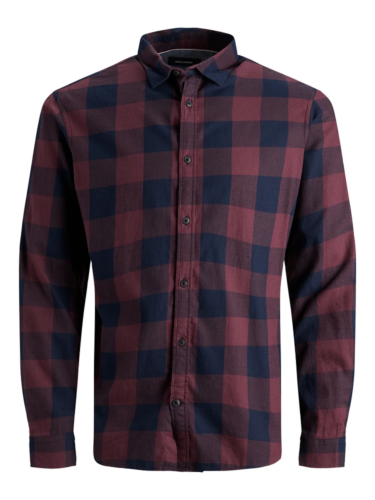 Slim Fit Plaid Shirt | Jack & Jones