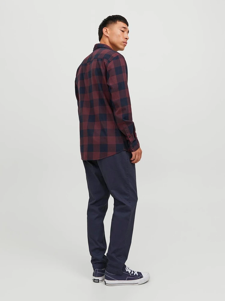 Slim Fit Plaid Shirt | Jack & Jones