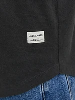 Long Line Fit O-Neck T-Shirt | Jack & Jones
