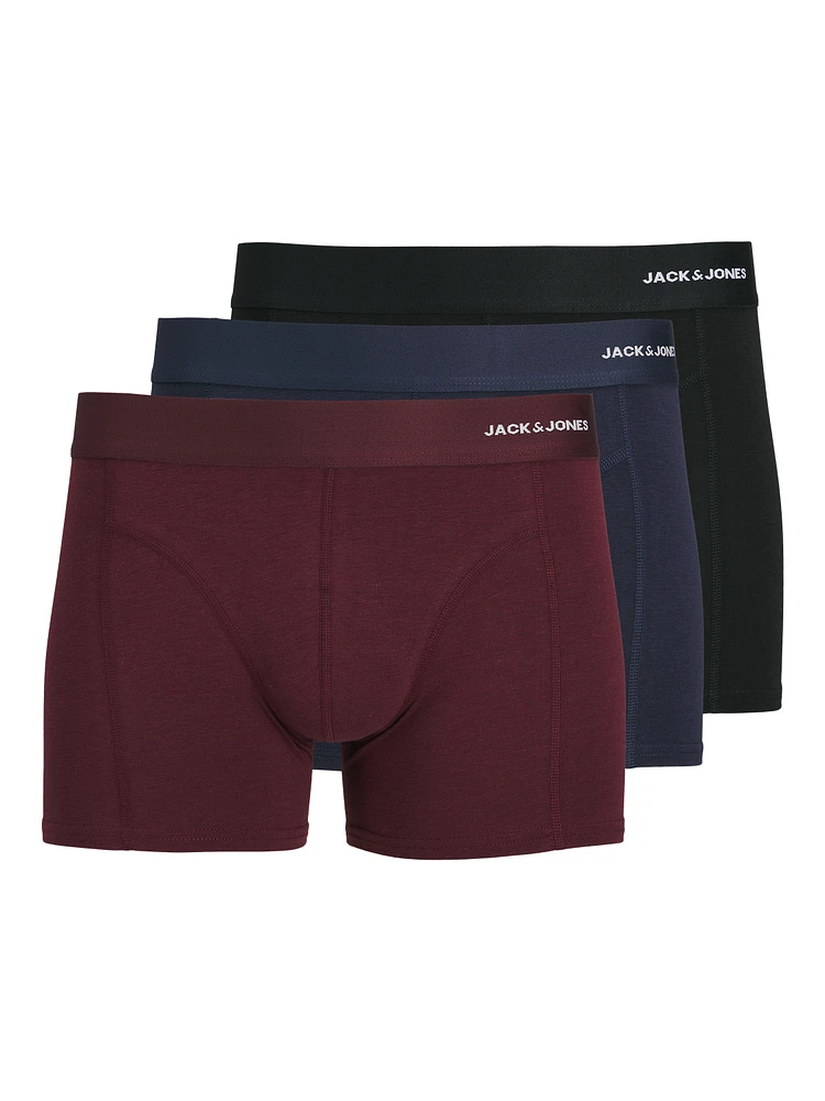 3-pack Plain Bamboo Boxers | Jack & Jones