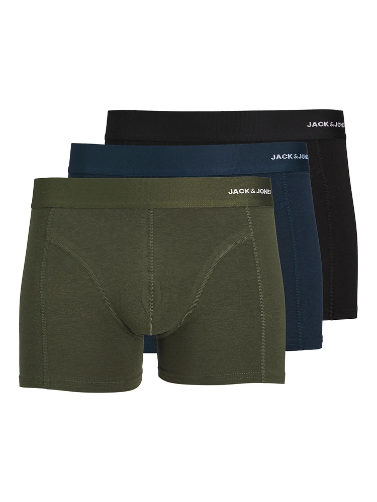 3-pack Plain Bamboo Boxers | Jack & Jones