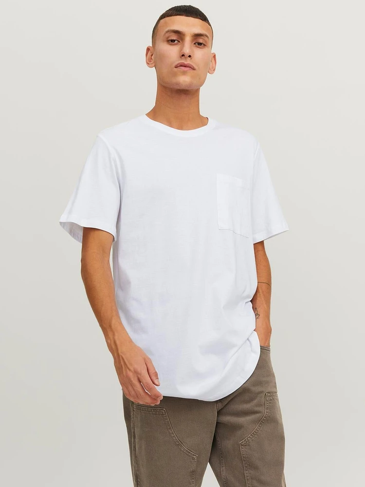 T-shirt Col rond Coupe longue | Jack & Jones®