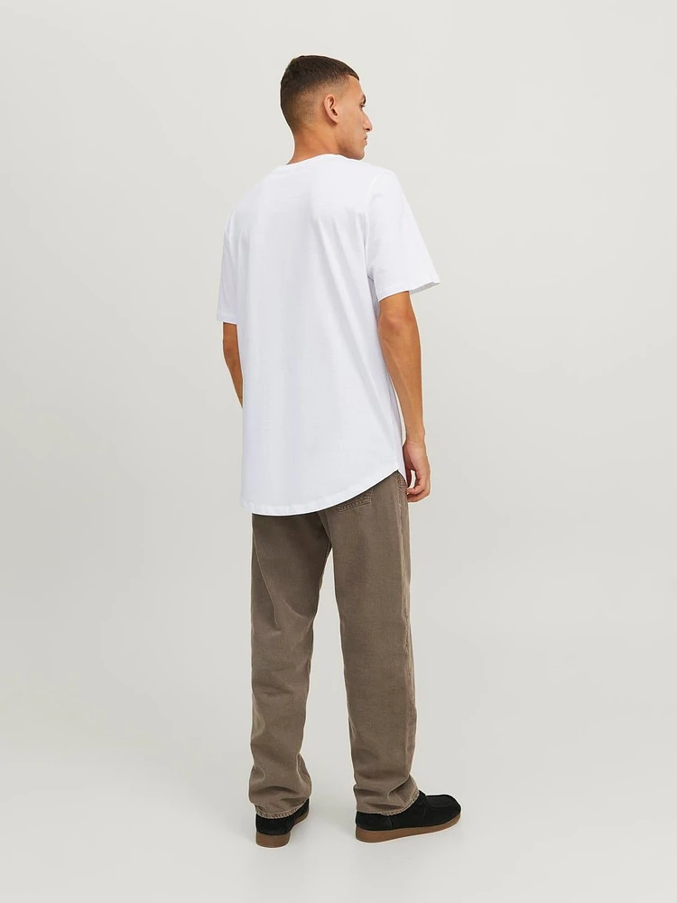 T-shirt Col rond Coupe longue | Jack & Jones®