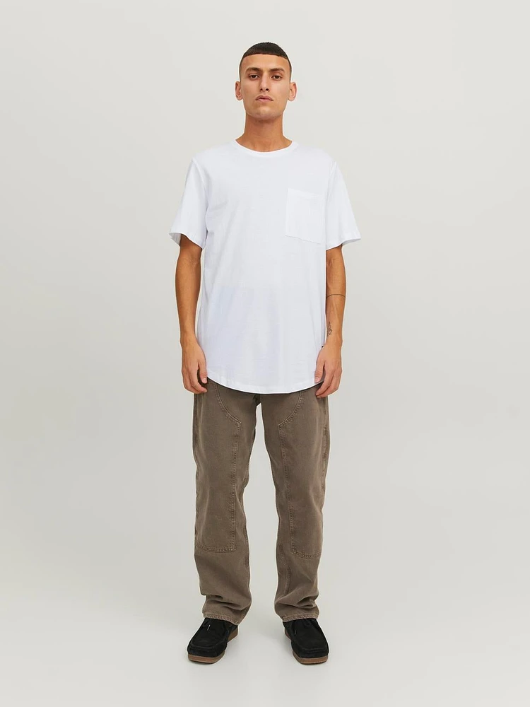 Long Line Fit O-Neck Noa T-Shirt | Jack & Jones®