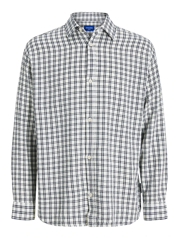 Relaxed Fit Plaid Shirt | Jack & Jones