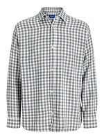 Relaxed Fit Plaid Shirt | Jack & Jones