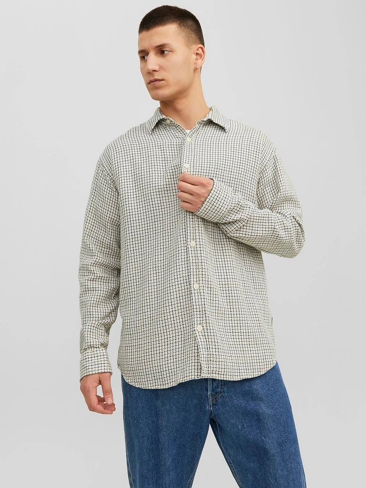 Relaxed Fit Plaid Shirt | Jack & Jones