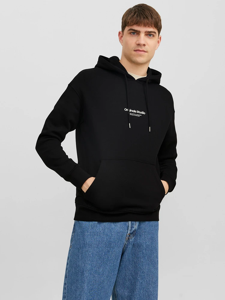 Chandail ouaté à capuchon Coupe décontractée | Jack & Jones
