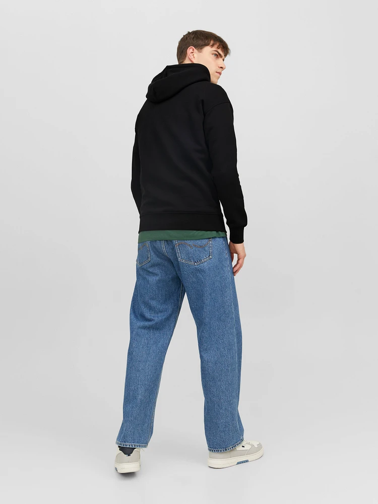 Chandail ouaté à capuchon Coupe décontractée | Jack & Jones