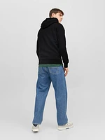 Chandail ouaté à capuchon Coupe décontractée | Jack & Jones